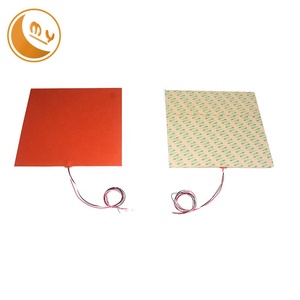 4 "X 4" 100X100mm 12V 70W Silikonkautschuk-Heizkissen Flexible elektrische Silikonkautschuk-Heizung - Product Image 2