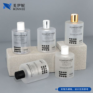 Minnie Comfortable 300ml Transparent <b>Plastic</b> Bottles Cosmetic Packaging Refill Bottles Screw Cap Customizable - Product Image 5