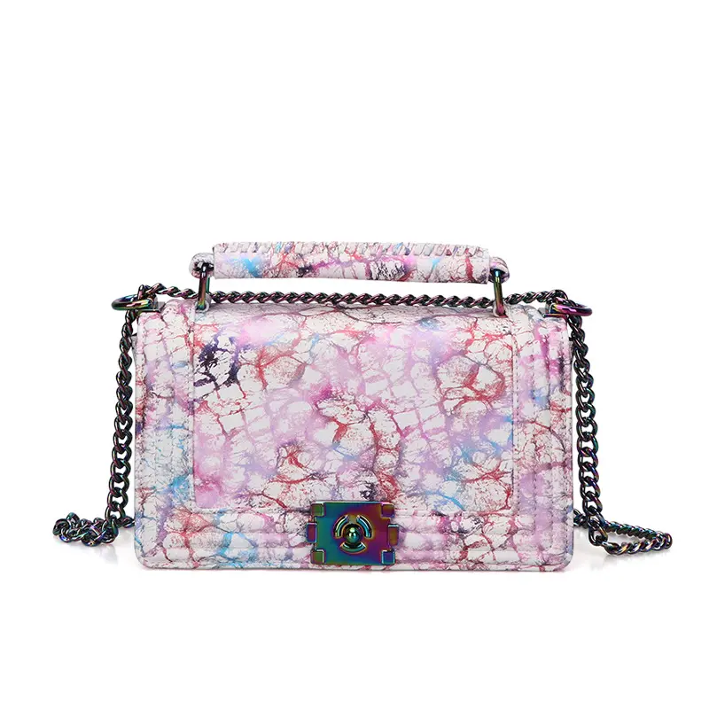 Fashion pu leather marble clutch purses purple designers woman handbag, ladies hand bag lady purse luxury bags women handbags