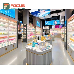 Exhibidor de Materiales Mixtos para Interiores de Tiendas Contemporáneas, Diseño de Interiores para Tiendas de Cosméticos - Product Image 6