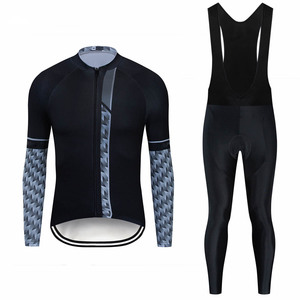 Personalizable de los hombres de <span class=keywords><strong>invierno</strong></span> de lana térmica Ciclismo Jersey Traje Montar al aire libre Ropa de bicicleta Montar al aire libre Pantalones largos Bib <span class=keywords><strong>MTB</strong></span> Warm - Product Image 4