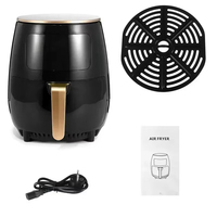 Friteuse à air électronique intelligente 6L grande capacité, sans fumée, machine à frites multifonction automatique spéciale pour la cuisine