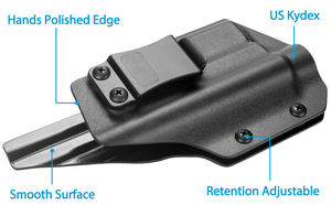 Funda Gun & Flower IWB Kydex compatible con funda con Red Dot y Olight <span class=keywords><strong>Baldr</strong></span> Mini/Pro/Mini 2 Valkyrie o TLR1 o Streamlight - Product Image 4