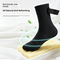 Nouvelles chaussettes de plongée thermiques sans couture de 5 mm, super extensibles, pour la natation hivernale, antidérapantes, résistantes à l'abrasion, protège-chevilles, grandes tailles
