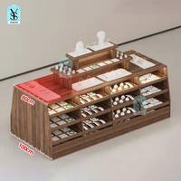 Armoire double face éclairée par LED pour bijouterie Armoire de présentation de bijoux Table d'écoulement pour magasin de vêtements Stand Middle Island