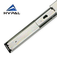 HVPAL SS304 Carril deslizante Resistente a altas temperaturas Corredor de rodamiento de bolas de doble capa para horno Equipo de panadería 300-700mm de longitud