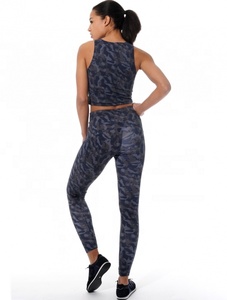 Leggings de sport/yoga/gym sexy à taille haute pour femme, respirants, en Spandex/Polyester, avec design imprimé personnalisé – Grande Vente - Product Image 6