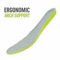 3A Antibakterielle Massierende PU Tägliche Einlegesohlen Ergonomische Gewölbestütze Hohe Rückfederung Stoßdämpfung OEM Maßanfertigung