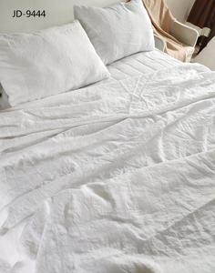 100 tela de <span class=keywords><strong>lino</strong></span> reina rey tamaño sábanas ropa de cama de Hotel funda Nórdica - Product Image 5