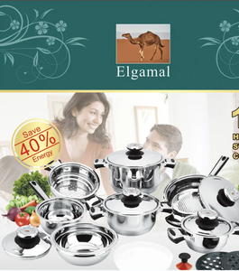 Marmite à lait à vapeur de cuisine Poêle à frire Set16-in-1 Kit d'ustensiles de cuisine antiadhésifs Casseroles <span class=keywords><strong>et</strong></span> poêles écologiques - Product Image 2