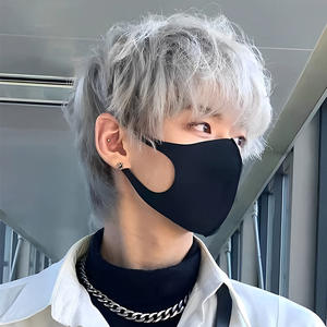 Perruque courte et droite pour homme en fibre Kanekalon, avec racine naturelle, perruque complète à couches pour toutes les formes de visage - Product Image 4