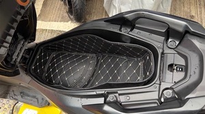 Cojín de cuero PU de nailon para motocicleta, forro de carga para maletero, almohadilla protectora, Cubo de asiento, caja de almacenamiento para Honda ADV160 - Product Image 2