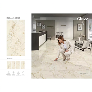 600x1200mm Marble Look Polished Glazed Porcelain Wall Floor <b>Tiles</b> High Gloss 8.5mm - Product Image 5