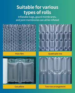 Máquina Automática para Inflar Cojines <span class=keywords><strong>de</strong></span> Aire para Empaque <span class=keywords><strong>de</strong></span> Bebidas, 30 Metros <span class=keywords><strong>por</strong></span> Minuto, Material Metálico, Fabricante <span class=keywords><strong>de</strong></span> Bolsas <span class=keywords><strong>de</strong></span> Burbujas y Cojines <span class=keywords><strong>de</strong></span> Aire - Product Image 3