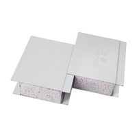 Panneaux sandwich modulaires détachables en mousse EPS Isolant Antibactérien Résistant à la corrosion Léger Feu Chambre froide Atelier