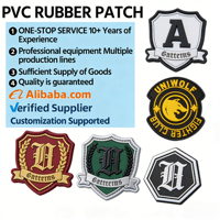 Patch en caoutchouc PVC personnalisable avec logo 3D, fabrication en gros, écologique, pour décoration de dos de chaussures ou motifs floraux/cœurs