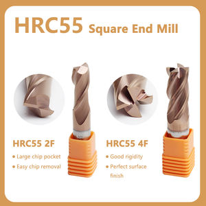 <span class=keywords><strong>Fraise</strong></span> Fresa Solide Cutters <span class=keywords><strong>Cnc</strong></span> 4Mm 8Mm 2/4 Flûte Spirale jusqu'à 1/4 Carbure Cutter End Mill - Product Image 3