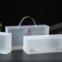 Boîte cadeau transparente personnalisée avec logo imprimé en couleur pour aliments, bijoux et bonbons, recyclable
