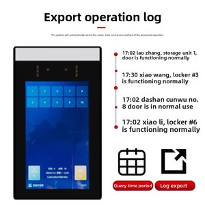Casiers de recharge personnalisables pour smartphones, stockage électronique pour supermarchés, reconnaissance faciale, code-barres, empreinte digitale pour espaces publics - Product Image 5