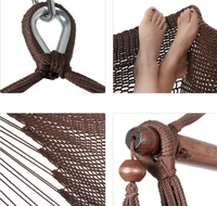 Balançoire hamac suspendue populaire de haute qualité avec gland grande chaise suspendue en macramé