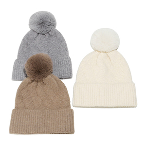 Landfond Otoño <span class=keywords><strong>Invierno</strong></span> <span class=keywords><strong>mujer</strong></span> nuevo <span class=keywords><strong>invierno</strong></span> sombrero de punto transfronterizo para <span class=keywords><strong>Amazon</strong></span> Europeo Americano trenza rayas Plaid oreja <span class=keywords><strong>gorros</strong></span> - Product Image 6