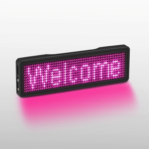 Huy Hiệu Tên Đèn <span class=keywords><strong>Led</strong></span> Nhấp Nháy Có Thể Sạc Lại - Product Image 4