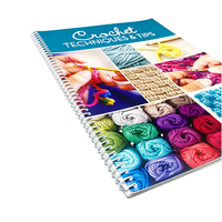 Impression de livres à spirale, couverture souple couleur, manuel d'instructions de crochet, livre de tutoriel, services d'impression personnalisés