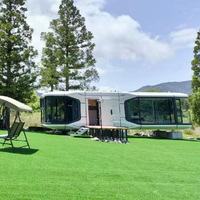 Maison capsule préfabriquée de haute qualité 2025 pour hôtel, jardin, maison préfabriquée modulaire portable, petite cabane en bois