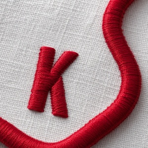 Custom Logo Monogrammed <b>Linen</b> Napkin Modern Square Cocktail Handmade Embroidered Techniques 100% <b>Linen</b> for Home Use - Product Image 3