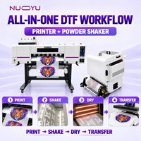 Imprimante DTF 600 mm avec 2 têtes XP600 pour l'impression sur tissus, machine d'impression numérique sur film PET, certifiée CE, avec encre pigmentée Hansen Board