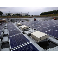 Système solaire flottant Énergie solaire HDPE Ponton flottant Maison Lac Flotteur Système d'énergie solaire