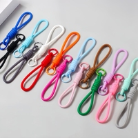 Telefoonhouder Paracord Lanyard Sleutelhanger DIY Gevlochten touw Mobiele telefoonriemen Lanyard Lanyards voor mobiele telefoons Charme polsband