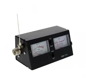 SW-114 SWR/RF/電界強度テストパワーメーター、相対電力3機能アナログ、電界強度アンテナ付き