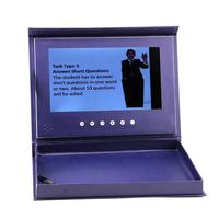 Boîtier vidéo LCD HD en gros - Cadeau d'affaires avec batterie rechargeable et design moderne