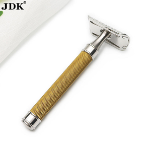 Pencukur logam baja tahan karat tepi ganda klasik desain baru Harga terbaik alat cukur pencukur terbaik - Product Image 2