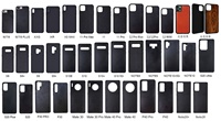 PC + TPU coque vierge pour iPhone 16 rainure incrustation cuir pour iphone 16 Pro Max coque de téléphone pour Samsung pour Huawei pour la série MOTO