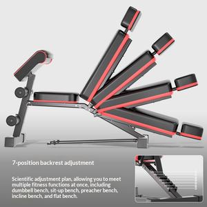 <span class=keywords><strong>Banc</strong></span> de musculation pour haltères, assistant pour les abdominaux, <span class=keywords><strong>banc</strong></span> multifonctionnel pliable en métal pour la <span class=keywords><strong>maison</strong></span>, unisexe - Product Image 2