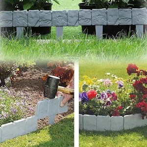 Clôture de <span class=keywords><strong>jardin</strong></span> en plastique emboîtable pour extérieur, treillis, portails, pierres pour bordures de <span class=keywords><strong>jardin</strong></span>, parterres de fleurs, clôtures de ferme pour villas - Product Image 1