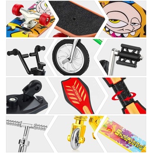 Petite planche à roulettes universelle pour doigts de 34 mm, petites planches à roulettes et vélos pour doigts en plastique - Product Image 2