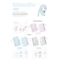 Carnet à feuilles mobiles A6 RosyPosy Pumpum Cat Ear, rose à pois transparent, style coréen mignon pour jeunes femmes, agenda