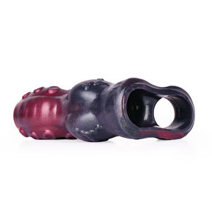 Nouveau préservatif en forme de pénis de cheval creux pour les couples, plaisir en chambre, extra long, épais, couvre-pénis de <span class=keywords><strong>chien</strong></span> - Product Image 6