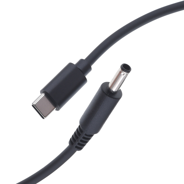PD65W USB Type-C 3A Fast Charging Cable DC 9V-20V USB-C Male to DC5.5x2.5mm Power Plug for Computer Router & CCTV
