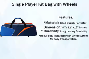 Bolsas de Deporte de Cricket con Ruedas, Bolsas de Lona Deportivas de Gran Capacidad con Logotipo Personalizado, Venta al por Mayor - Product Image 2