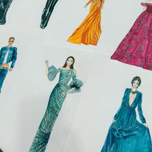 Abito da Sera Elegante <span class=keywords><strong>su</strong></span> <span class=keywords><strong>Misura</strong></span> Oversize di Lusso Leggero Verde Lungo fino a Terra con Glitter per Donna - Product Image 6