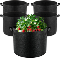Sacs de culture de pommes de terre en tissu non tissé épaissi avec poignées, pots de jardin robustes pour tomates, pommes de terre et légumes