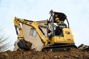 รถขุดขนาดเล็กมือสอง Caterpillar CAT 301.5 น้ำหนัก 1.5 ตัน พร้อมรางยาง สำหรับงานก่อสร้าง - Product Image 4