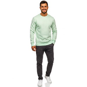 Sudadera de Cuello Redondo Vintage de Alta Calidad con Estampado Personalizado para Hombre, Algodón en Blanco Personalizado al por Mayor para Invierno - Product Image 1