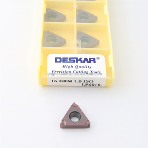 Insertos de Rosca de Carburo de Tungsteno con Recubrimiento CVD DESKAR 16 ERM 1.0 ISO 16 IRM 1.0 ISO LF6018, Herramienta de Corte para Torno CNC OEM - Product Image 2