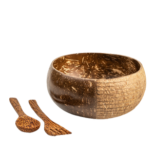 Bol en bois 100% naturel, écologique, design classique, articles ménagers, vaisselle, forme 14 x 14 x 9 cm, bol à salade pour la cuisine - Product Image 1