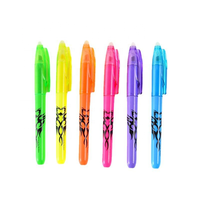 Stylo Marqueur Fluorescent Effaçable pour Dessin, Fournitures Scolaires, Surligneur pour Étudiants, Cadeaux pour Enfants, Fournitures de Bureau et Scolaires